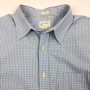 J.Crew Size XL Shirt Cotton Plaid Button Collar Cu